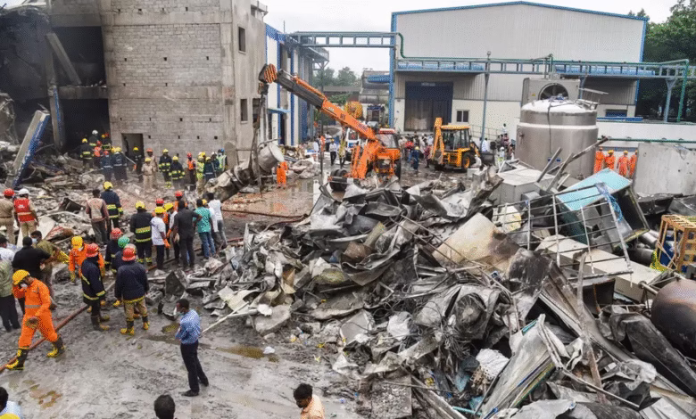 Telangana Factory Blast At Sangareddy Sigachi Pharma Blast