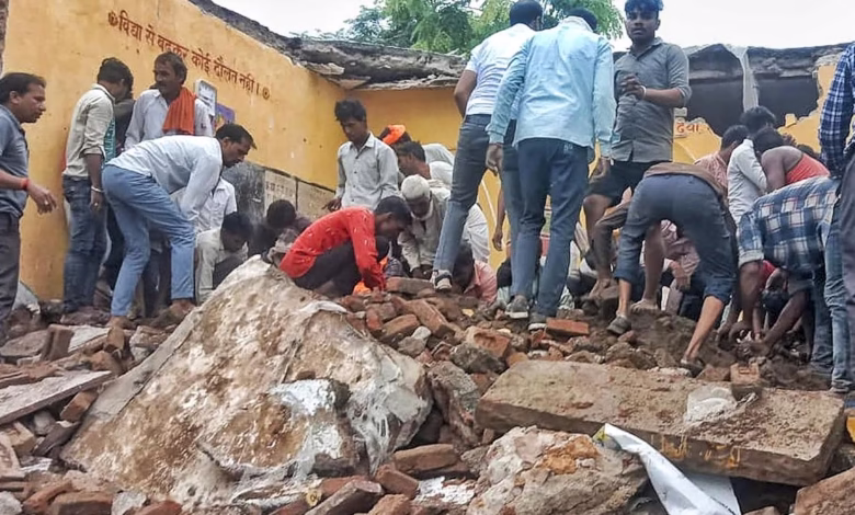 Rajasthan school roof collapse
