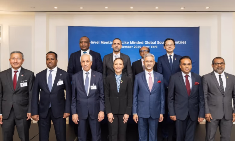 Global South cooperation, S. Jaishankar UNGA80, climate justice Global South, multilateral reforms India
