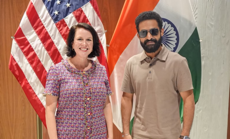 US Consul General meets Jr NTR in Hyderabad, highlights India-US ties and job creation