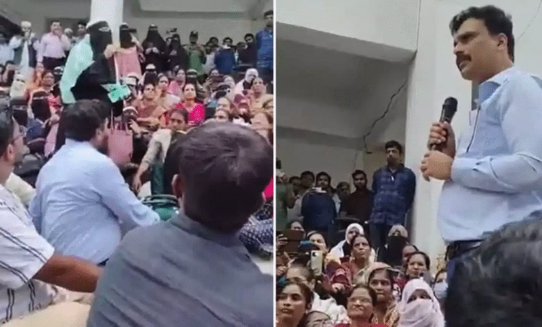 Hyderabad TMREIS teachers protest salary cut error, 200 teachers demand timely correction of pay issue
