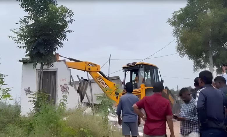 Hyderabad Illegal Constructions Demolition: HYDRAA clears 300 acres in Gajularamaram, worth ₹13,000 crore