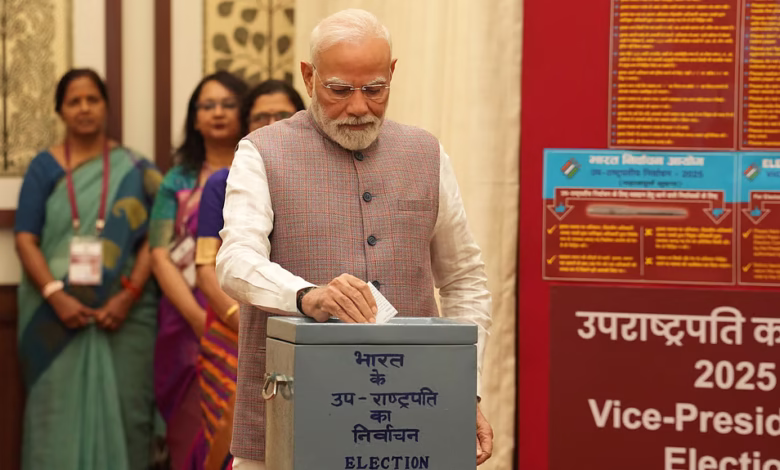 Vice President election 2025, CP Radhakrishnan, Sudershan Reddy, Modi vote