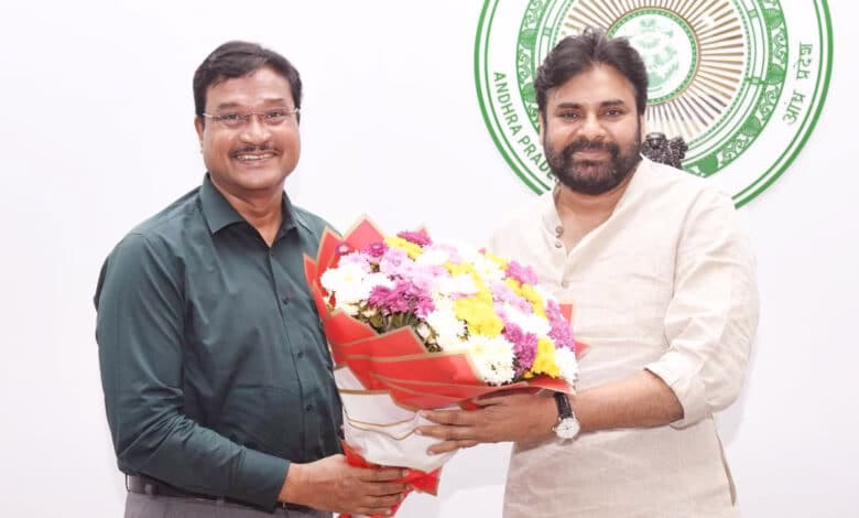 Pawan Kalyan praises HYDRA, AV Ranganath meets Pawan Kalyan, Andhra Pradesh Deputy CM