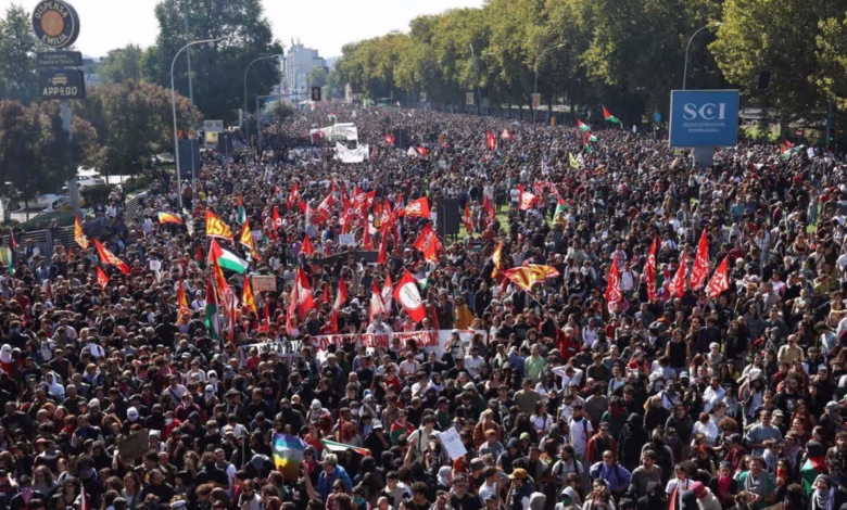 Gaza protest Italy, Italy general strike, Gaza humanitarian support
