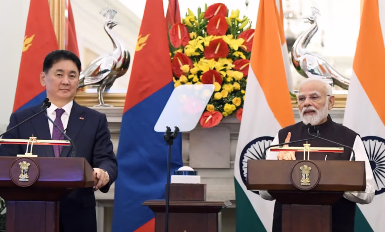 Mongolia India Flights, New Delhi Amritsar Direct Flights, President Ukhane, PM Modi Meeting