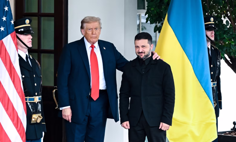 Donald Trump Ukraine Russia war, Trump Zelenskyy meeting
