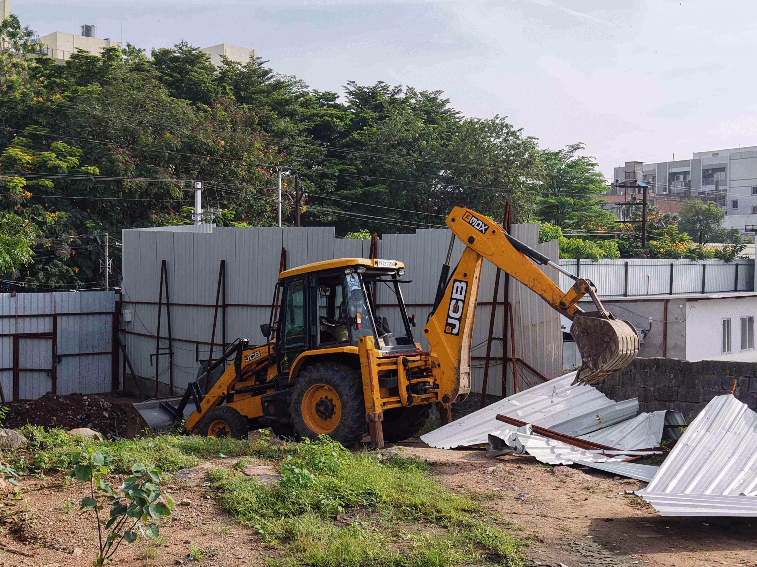 Hyderabad government land reclaimed, HYDRAA operation, Banjara Hills land encroachment