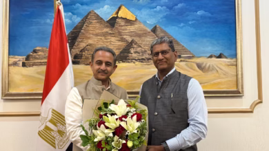 Union Minister KV Singh Arrives In Cairo, To Represent PM Modi At Gaza 'Peace Summit