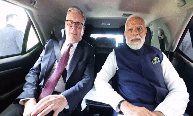 PM Modi seat belt controversy, UK Prime Minister Keir Starmer India visit