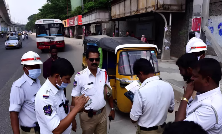 Hyderabad Traffic Police, Wrong-side Driving, Motorists Booked