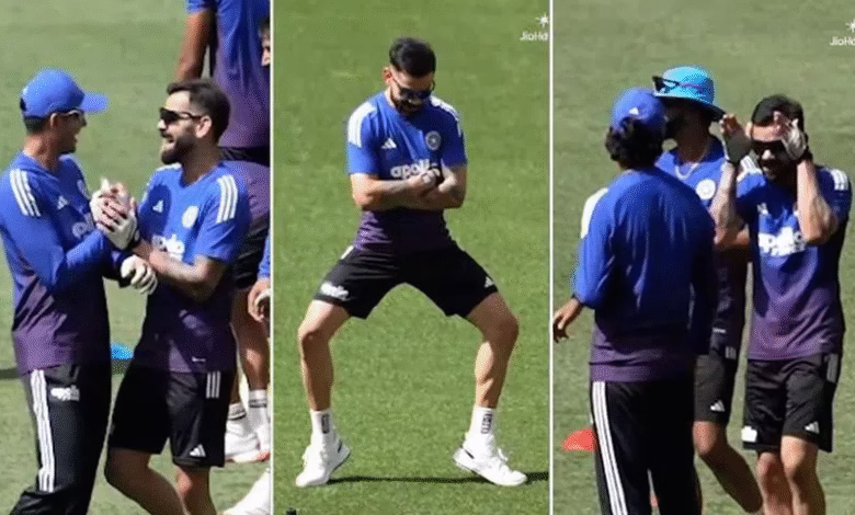Virat Kohli, India vs Australia ODI series, Kohli practice session, Kohli viral video, Kohli laughing