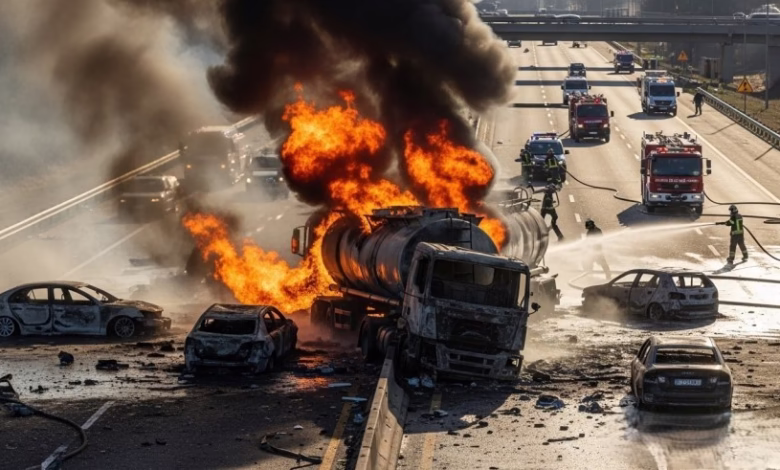 aipur Ajmer Highway accident, LPG truck explosion, Rajasthan fire incident
