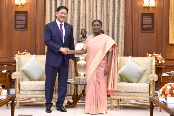 India-Mongolia relations, Droupadi Murmu, Mongolia President Khurelsukh Ukhnaa, bilateral ties