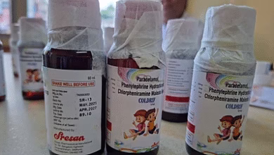 Coldrif cough syrup alert Telangana, adulterated cough syrup India, Telangana health department warning