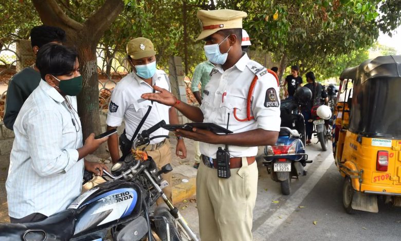 Telangana High Court traffic challan, discount system, e-challan upgrade