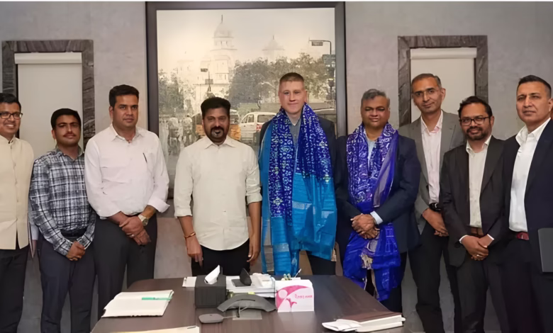 Amazon Web Services (AWS) delegation meets Telangana Chief Minister Revanth Reddy