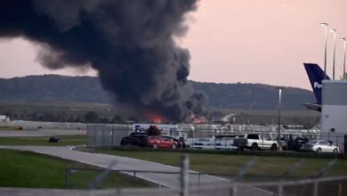UPS Plane Crash Kentucky, Louisville Airport Accident, UPS Cargo Plane Fire