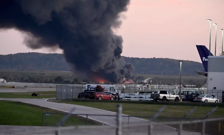 UPS Plane Crash Kentucky, Louisville Airport Accident, UPS Cargo Plane Fire