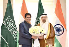 Piyush Goyal meets Saudi Investment Minister Khalid Al-Falih India-Saudi Arabia trade relations