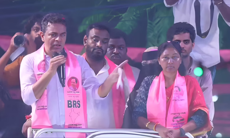 BRS Rally Jubilee Hills, Telangana Bypoll, KCR Zindabad, Maganti Sunitha Election