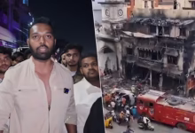 Shah Ali Banda Fire, Hyderabad Old City Fire, Electronics Showroom Blaze, One Dead Seven Injured