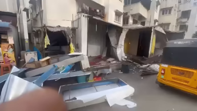 hyderabad encroachment drive, hyderabad demolition, kondapur land reclaimed