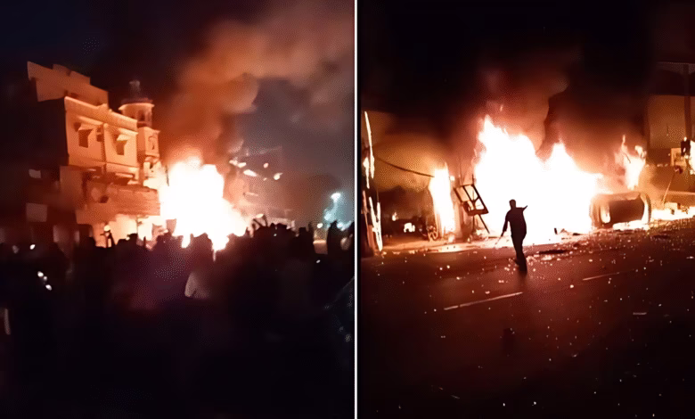 Shah Ali Banda fire, Gomti Electronics fire