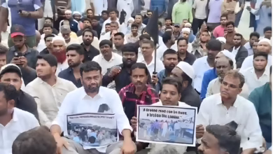 BRS protests in Chevella after 19 people killed in a tragic bus accident