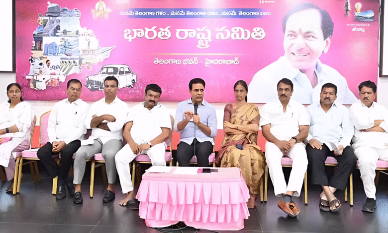 KTR Meeting Hyderabad Leaders GHMC Elections Telangana