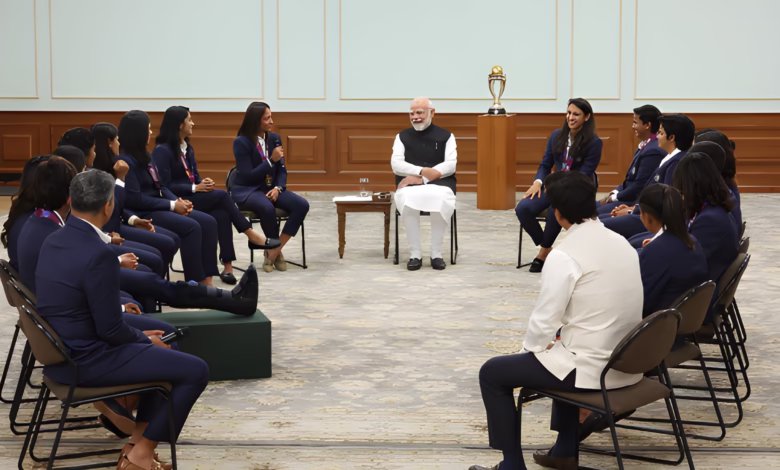 PM Modi, Women's World Cup Winners, Indian Women's Cricket Team