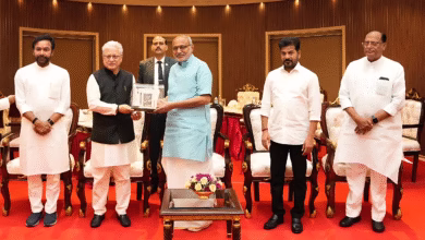 Vice President Telangana visit, CP Radhakrishnan Telangana, Ramoji Excellence