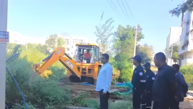 HYDRAA reclaims Rs 30 crore worth park land in Pocharam and Rs 111 crore worth government land