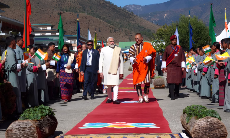 PM Modi in Bhutan Two-Day Visit Focused on Friendship, Peace, and Development
