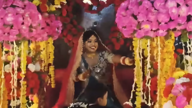 reverse baraat, bride takes her own baraat, Prayagraj viral video, UP wedding