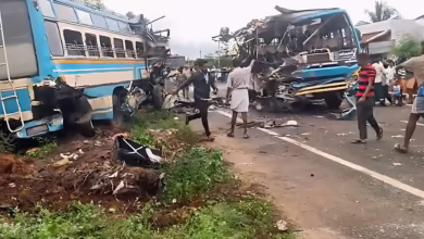 Tenkasi Bus Accident Tamil Nadu Road Accident Head-on Collision