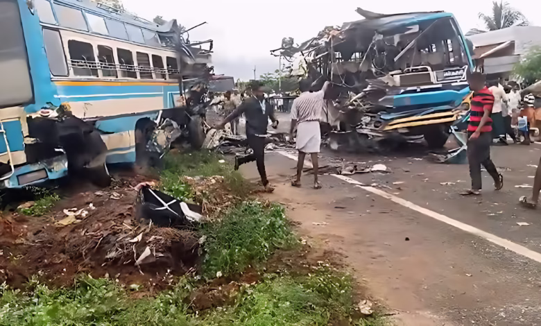 Tenkasi Bus Accident Tamil Nadu Road Accident Head-on Collision
