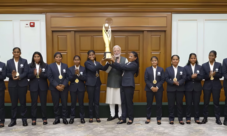 Indian Blind Women Cricket Team, PM Modi meets champions, T20 Blind World Cup