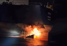 Ukraine drone attack, Russian tanker Virat hit, Black Sea explosion, Sea Baby drones