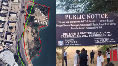 HYDRAA Durgam Cheruvu encroachments, Hyderabad lake encroachment drive