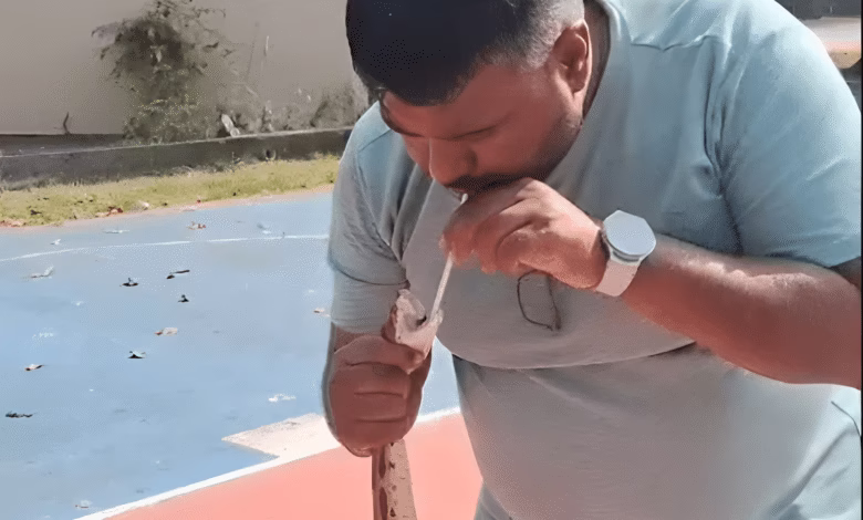 a viral incident from valsad where a youth bravely saved a deadly russell’s viper snake by performing CPR