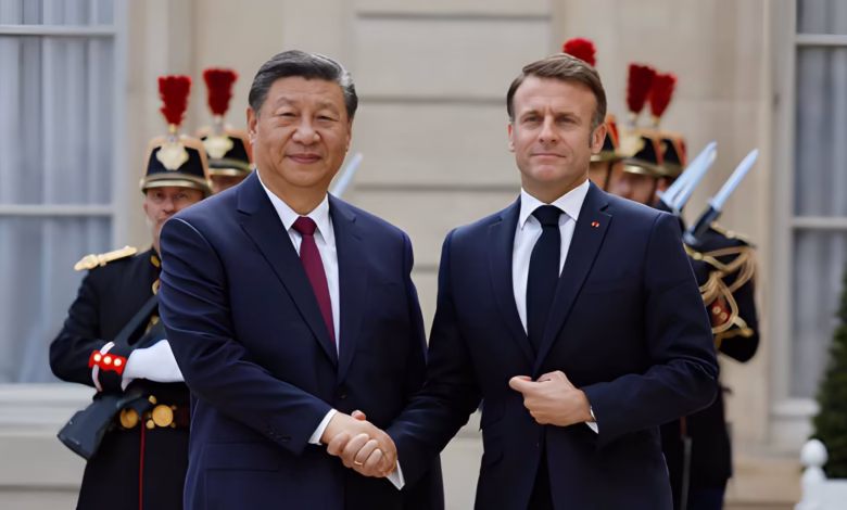 Macron China meeting, Xi Jinping Ukraine ceasefire, France China trade talks, Macron Beijing visit