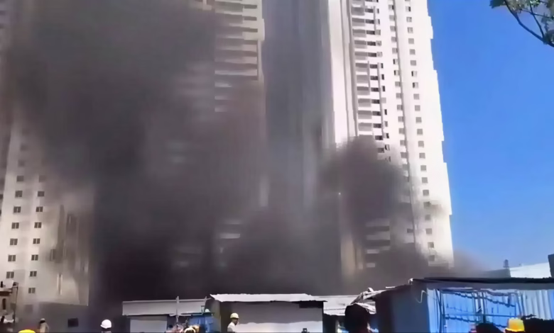 Fire at construction site in Lingampally