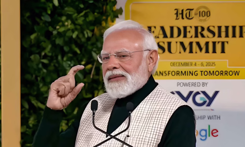 india is emerging as a global growth driver with 8.2% gdp growth, pm modi says