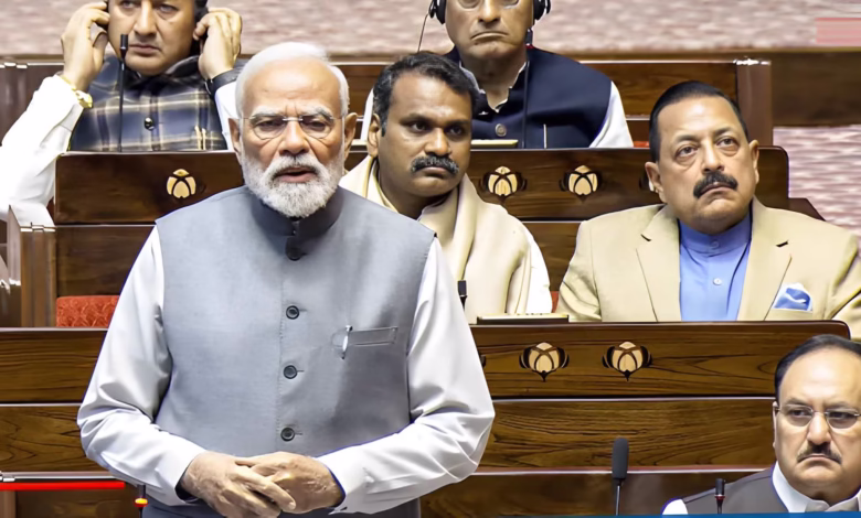 rajya sabha, p radhakrishnan, vice president of india, pm modi, democracy
