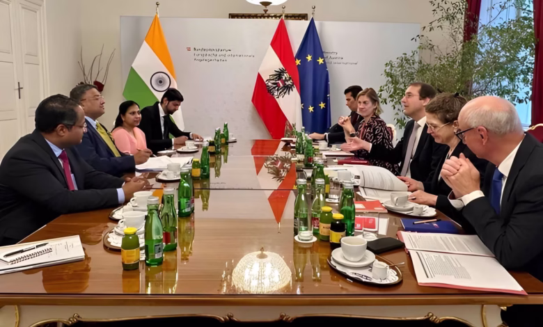 India and Austria reviewed bilateral ties during the 8th Foreign Office Consultations in Vienna
