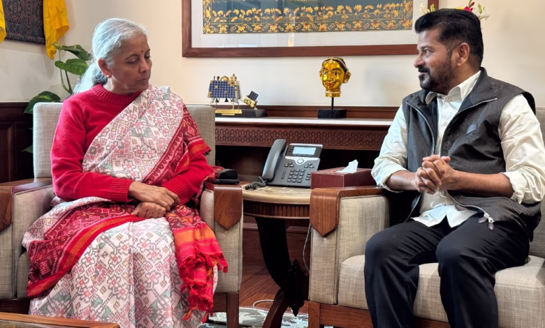Telangana CM meets FM Sitharaman, seeks support for residential schools programme