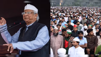 Massive crowds gathered in Dhaka for the funeral of Bangladesh activist Sharif Osman Hadi