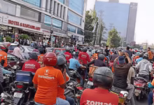 Hyderabad gig workers protest, India delivery workers strike