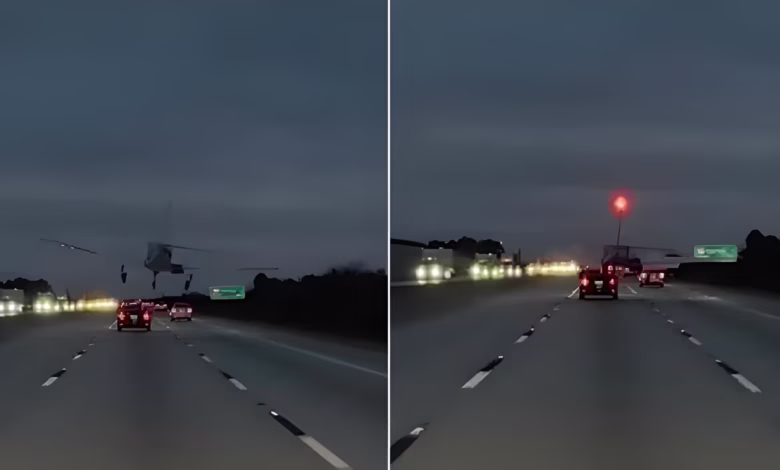 Florida Small plane crash-lands on moving car during emergency landing